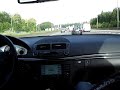 Mercedes E55K through belgian traffic