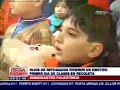 Niños palestinos se integran a escuelas recoletanas