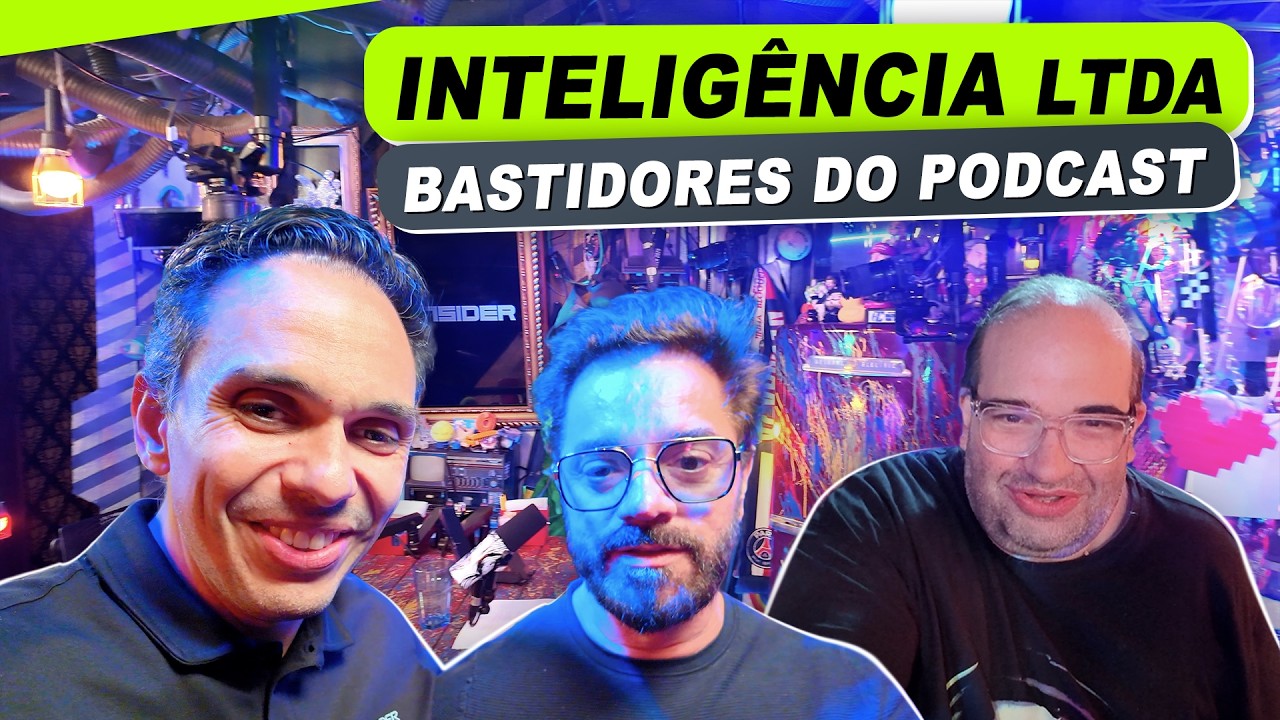 Bastidores da minha ida ao Podcast Inteligência Ltda. 🎥 #macmasi #inteligencialtda #sergiosacani