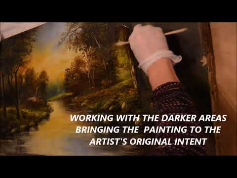 video-linktoworks-MOST AMAZING CLEANING OF AN OIL PAINTING ANABELA'S...