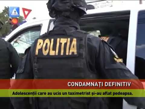 Adolescenții care au ucis un taximetrist și i-au furat mașina, condamnați definitiv