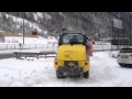 Kramer 580 hubert beim schneeräumen 2