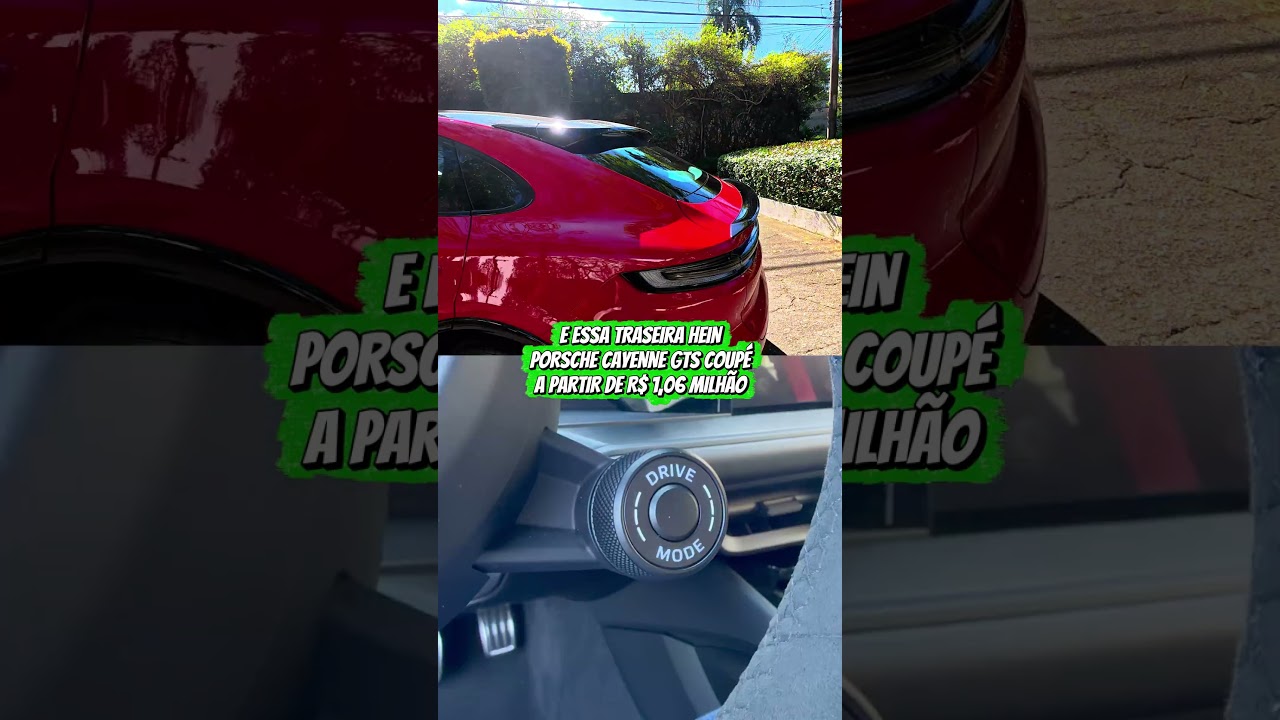 0,3s MAIS RÁPIDO QUE O SUV! Veja os spoilers do Porsche Cayenne GTS Coupé! 🚙⚡