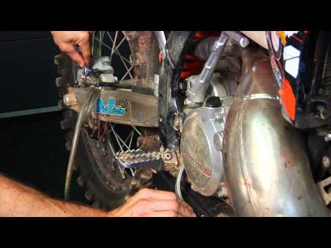 how to bleed ktm front brake