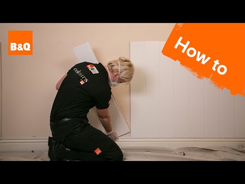 how to fit b&q bath panel