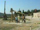 Couillard aux Baux de Provence : Catapulte. Couillard aux Baux de Provence : Catapulte.