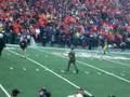 UPS man delivers game ball for the Civil War