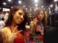 The Spyder Auto girls: Maya Michelle Rew, Nikki Rockstar & Elly Shee @ the 2008 SEMA Show in Las Vegas @ the Las Vegas Convention Center November 3rd-7th