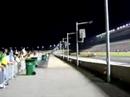 ranger reeling in the fox body beating him at the end of the track at ams friday night drags