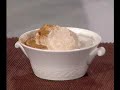 Arroz con leche y helado de canela