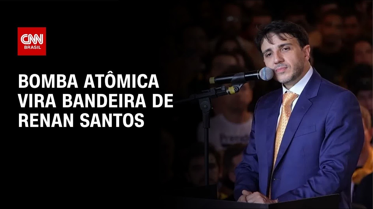 Bomba atômica vira bandeira da campanha de Renan Santos | CNN 360°