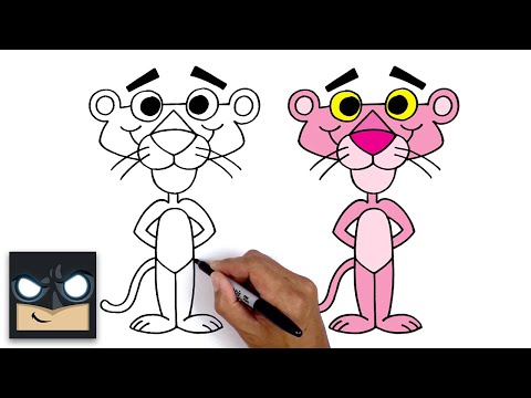 video-linktoworks-How To Draw Pink Panther