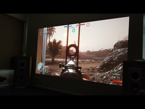 Epson 9300 6040ub 4k Projector VS Benq 2430 Monitor & Input Lag Test - Battlefield 1