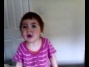 Five times little Mairin jumping on the bed and one fell out!
