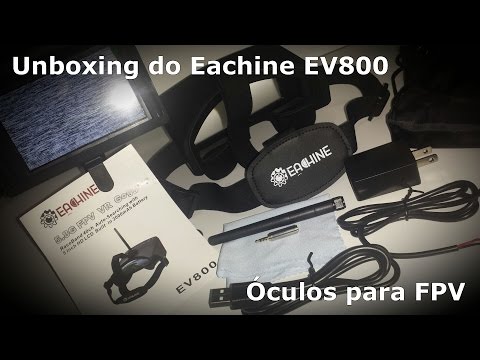 Unboxing Eachine EV800 [PT-BR]