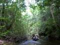 videos de Heading up a tributary off the Jatapu River to a waterfall, Amazon Rainforest, Brazil
