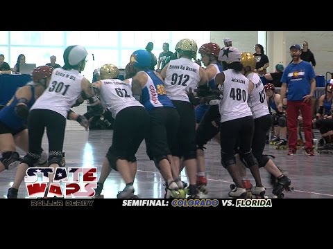 State Wars Roller Derby 2014:  Colorado vs. Florida (semifinal)