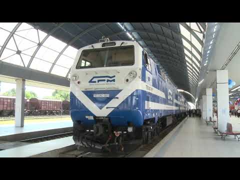 Head of state welcomed new locomotives for the Moldovan Railway