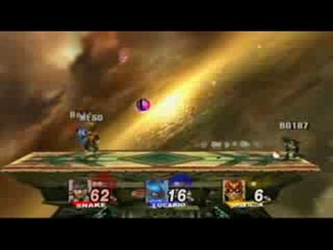 Captain Falcon,Ness and Solid Snake