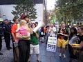 Cheney Rally Thu 7:34 - Dick Cheney you are a war criminal