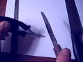 A closer look at serrated edge blades