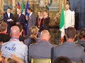 Gli Atleti italiani medagliati ricevuti al Quirinale Gli Atleti italiani medagliati ricevuti al Quirinale