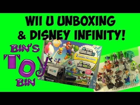 bin - We got a Wii U! We do an unboxing of our Wii U (a late Christmas present... we couldn't find one in December!). This is the version that includes the Super M...