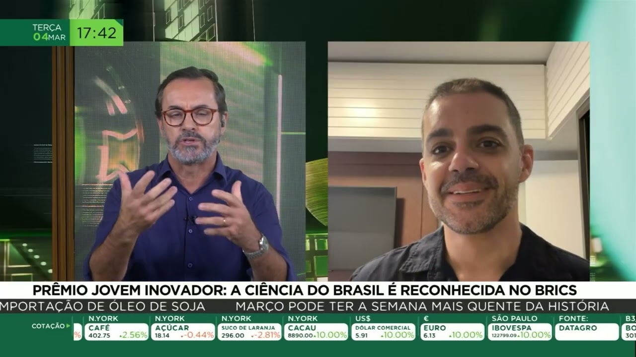 Prêmio jovem inovador: A ciência do Brasil é reconhecida pelo BRICS