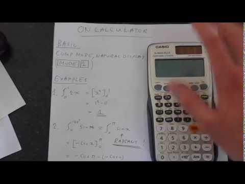 how to perform integration in casio fx-991es