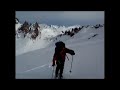 Alpine ski touring in the Andes, Argentina-Chile, Patagonia