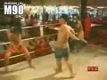 Blind kick boxing the dumbest sport ever
