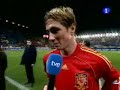Fernando Torres - Declaraciones en El Madrigal tras marcar en el amistoso Espa�a-Chile (19-11-08)