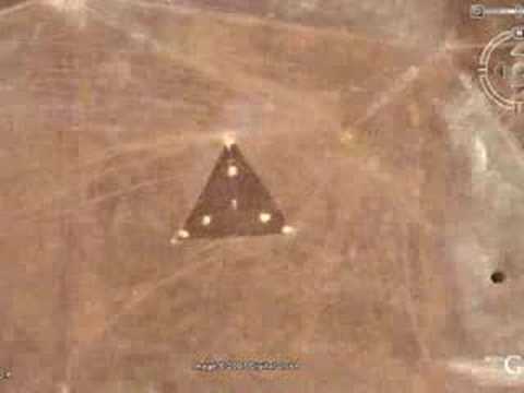 Triangle UFO Caught by Google Earth Australia