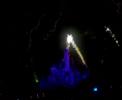 Andrea Nakpil watching Disney Fireworks