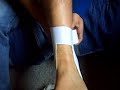 Vendaje de tobillo por eddy