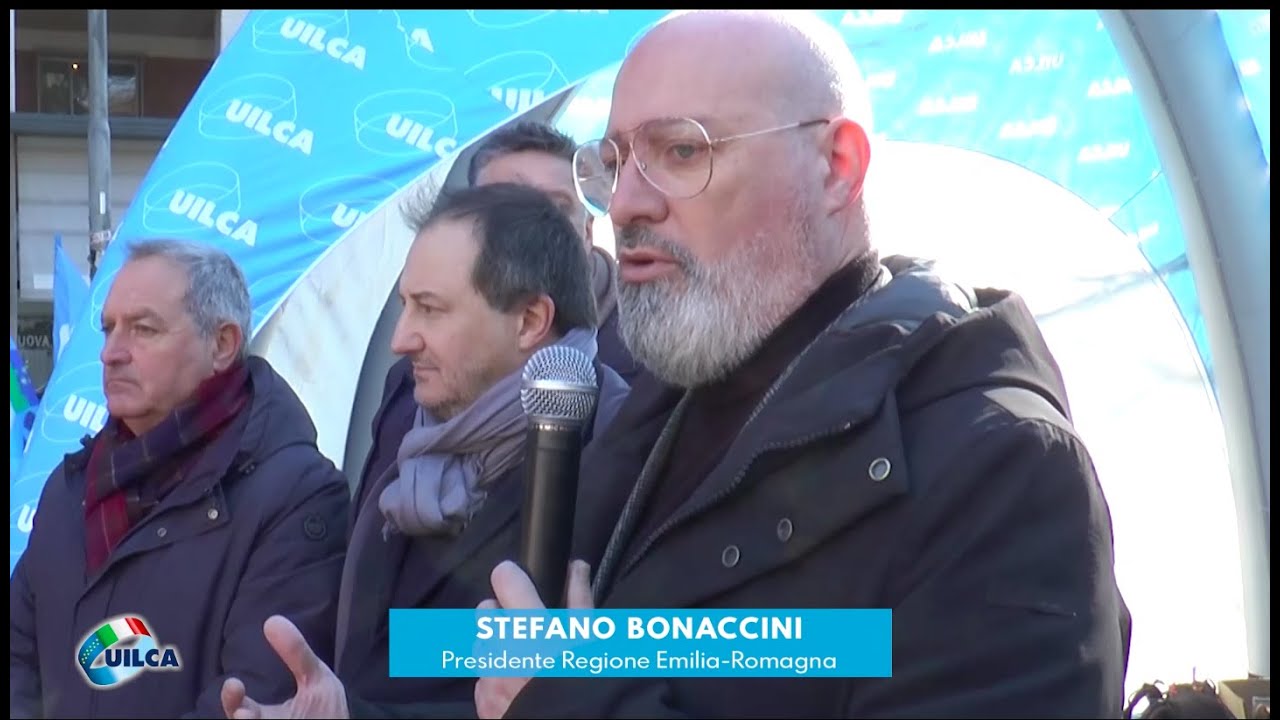 Intervento Stefano Bonaccini alla campagna Uilca contro la desertificazione bancaria