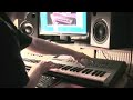 Motif XS - me working with a chill out project
