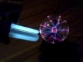 (uploaded by RitaFC)&nbsp;USB 3.5" Plasma Ball + Fluorescent Lamp Experiment