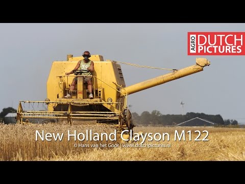 Tarwe dorsen met een New Holland Clayson M122 | Harvesting wheat | Weizenernte | Classic