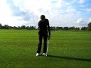 Daniel Kleiner golf swing chip face on