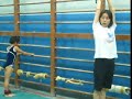 Treino de ginastas