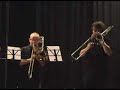 Trombone quartet with Michel Bequet at Big Brass Fest 2007