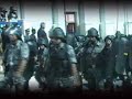 Assista o desfile dos policiais militares nas ruas da Cidade de Goiás
