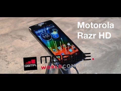 MWC 2013 Probamos el Motorola Razr HD