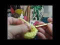 Croche - Cachecol Floral Infantil - Parte 01