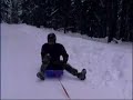 Subaru 4wd pulling slede on snow