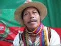 Feliciano Valencia habla del problema de las tierras de los ind�genas en Colombia
