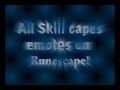 Runescape High Detail - All skill Capes emotes