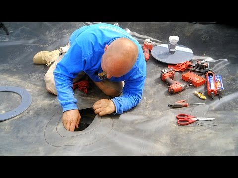 how to drain koi pond