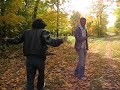 Desi shows off dancing skills in Lutsen